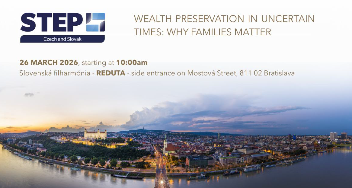 wealth preservation in uncertain times why families matter - 26 march 2026 - Bratislava